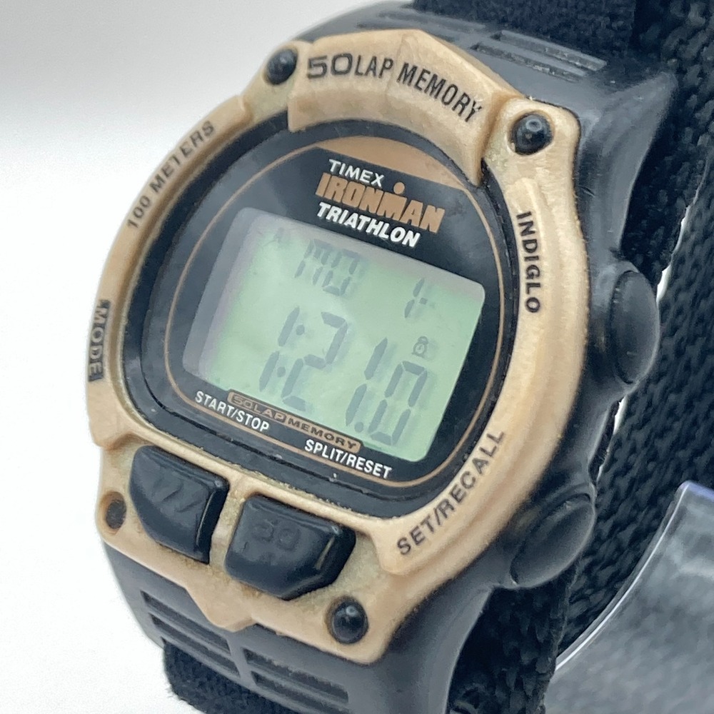 Vintage Timex Ironman Triathlon Men's Watch 37mm 50 Lap Indiglo 100M New Battery - Picture 4 of 16